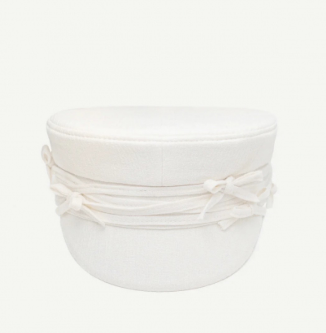 Baker Boy Cap Ivory