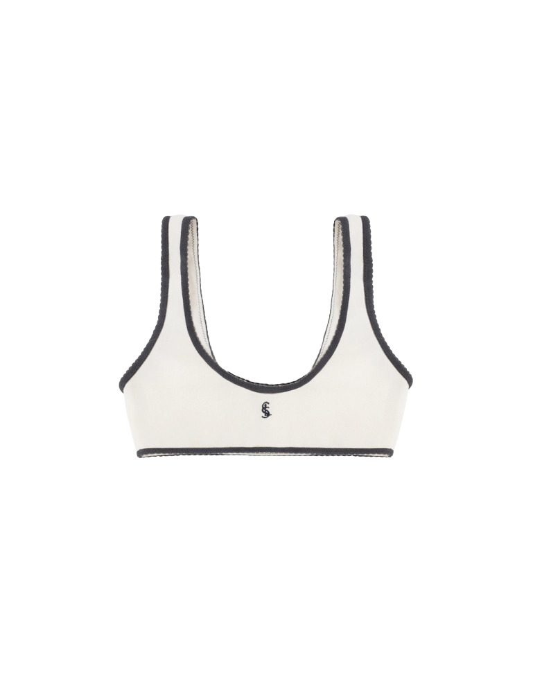 Cotton Rib Bralette 