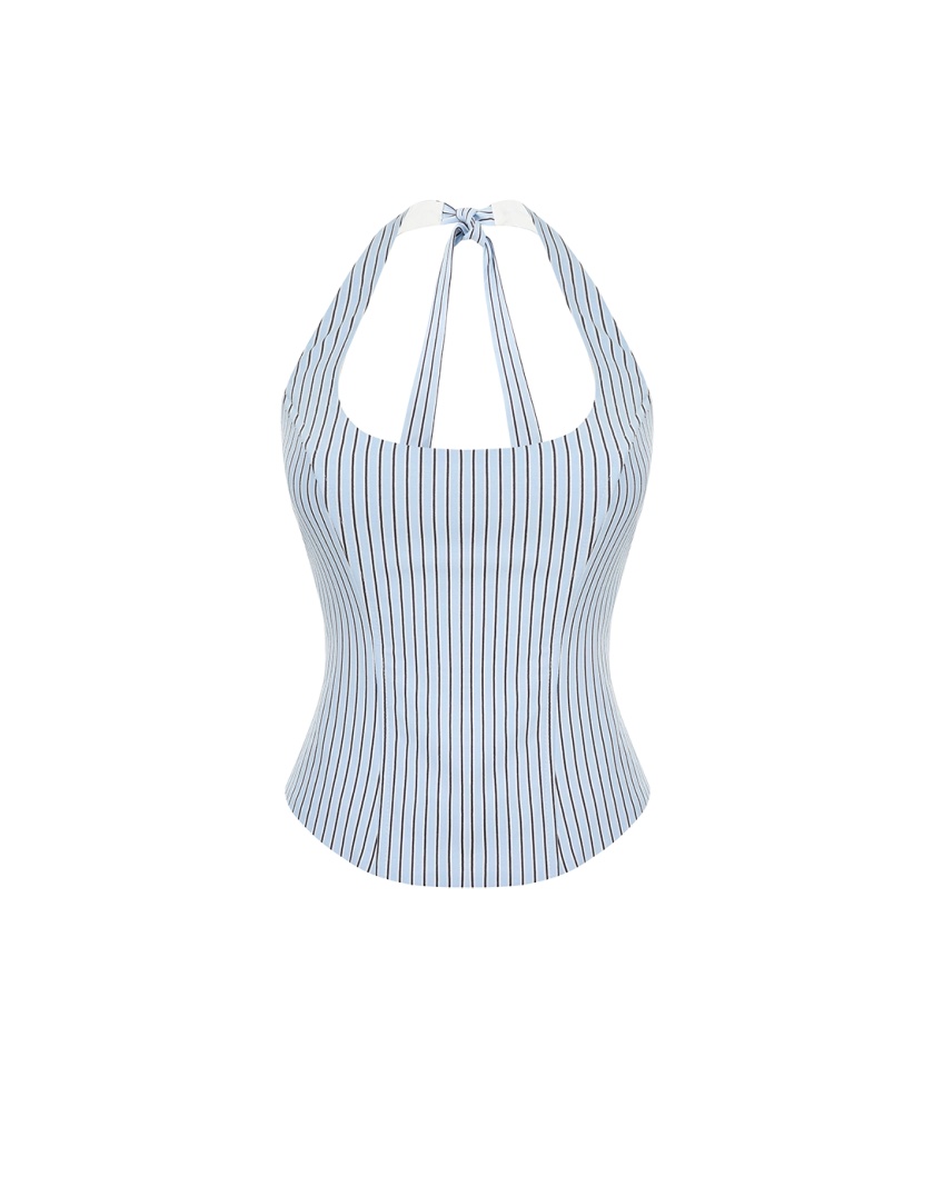 Cotton Corset - Ligh blue