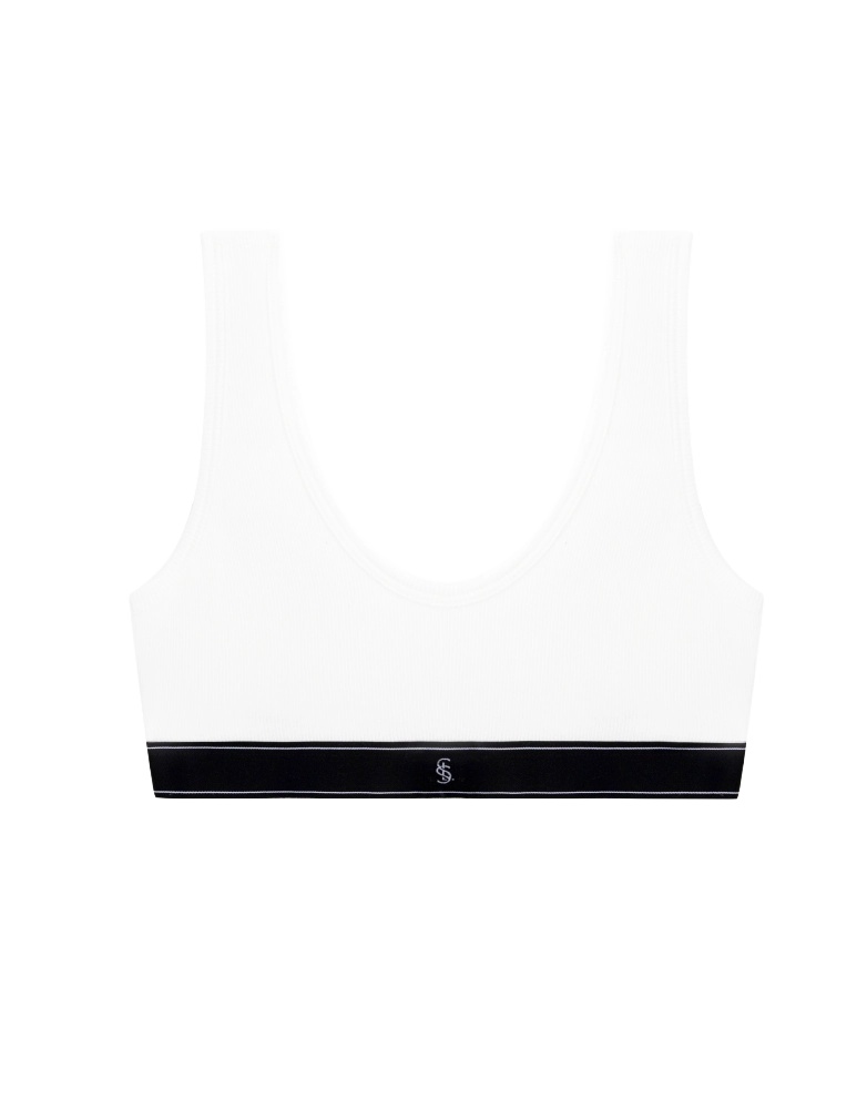 Ultimate Ribber Top White 