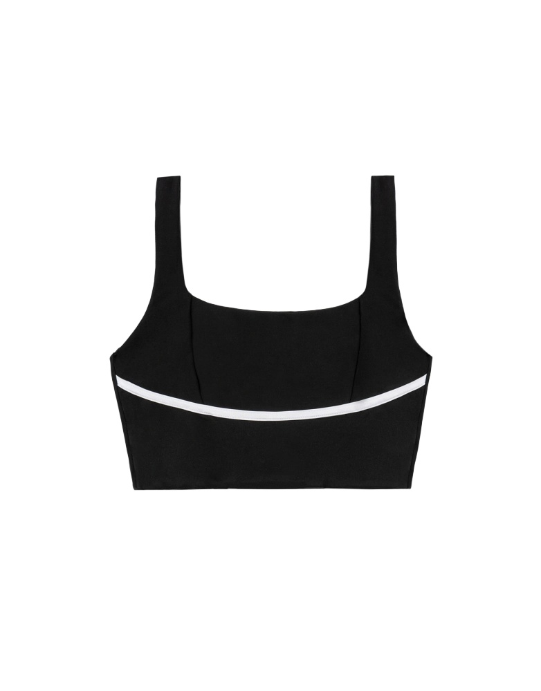 Ultimate Square Neck Bra Black 