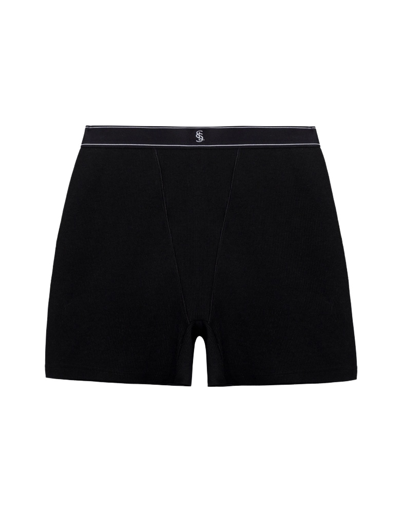 Ultimate Ribbed Shorts Black