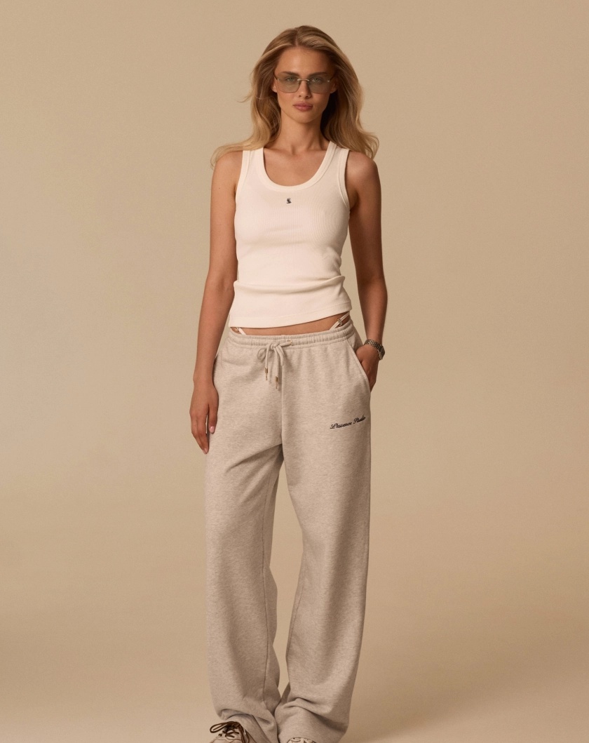 LE CLUB WIDE PANTS - GREY
