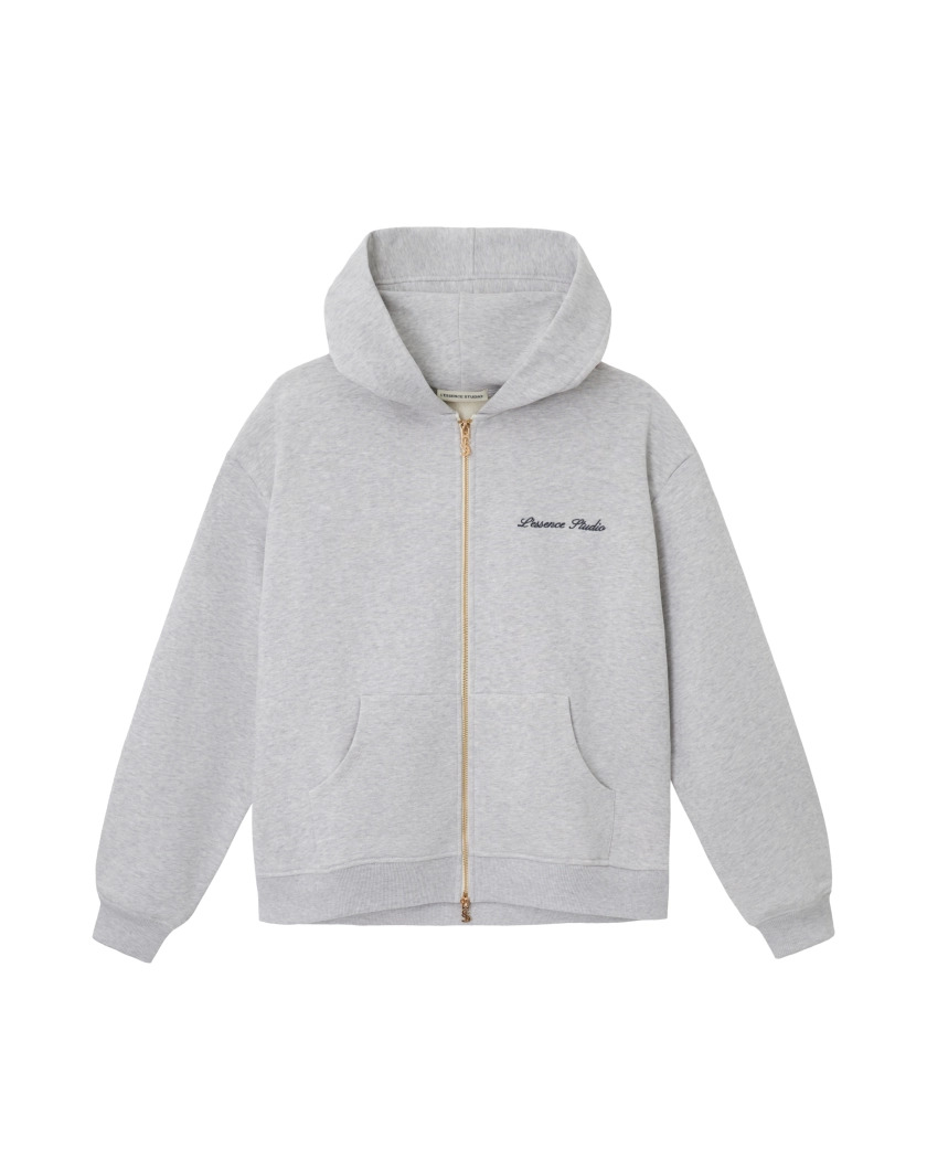 LE CLUB ZIP HOODIE - GREY