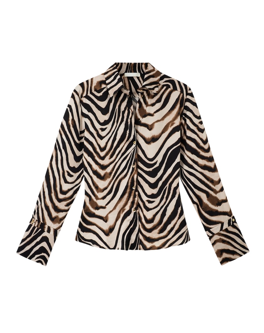 HAVANA SHIRT - ZEBRA PRINT