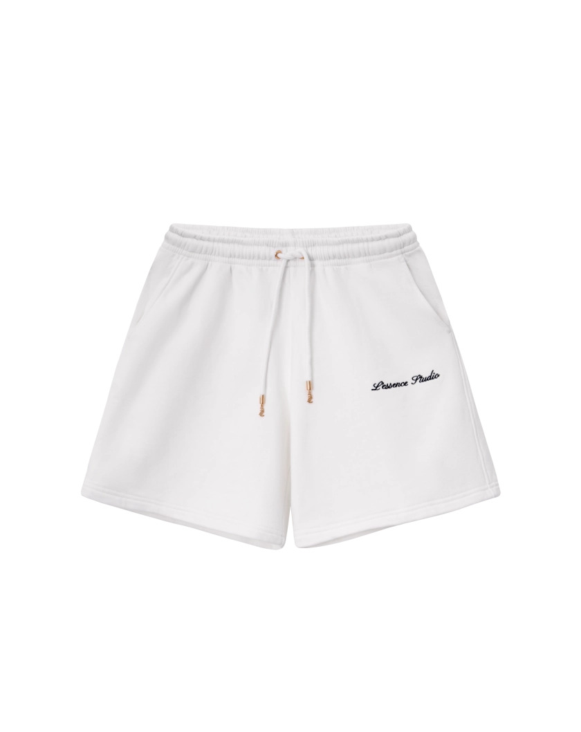 LE CLUB GYM SHORTS - WARM WHITE