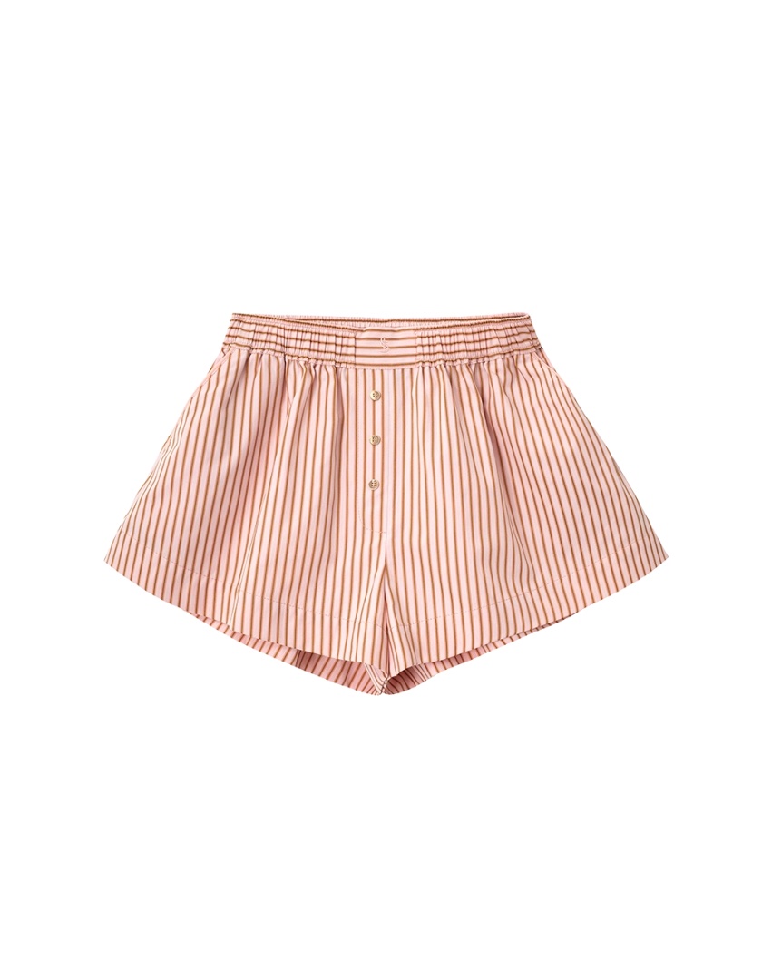 COTTON BOXER SHORTS - VINTAGE PINK