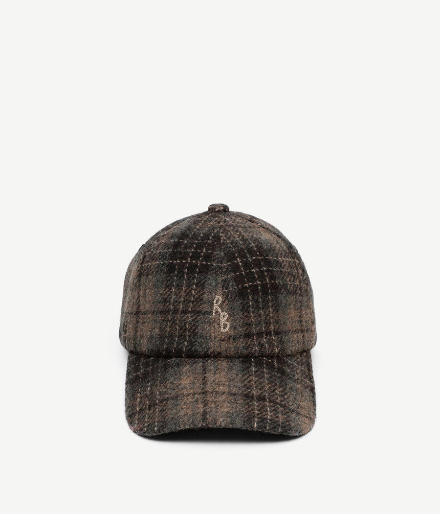 Check Print Baseball Cap