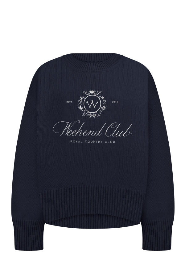 СВЕТР | NAVY BLUE/MILK