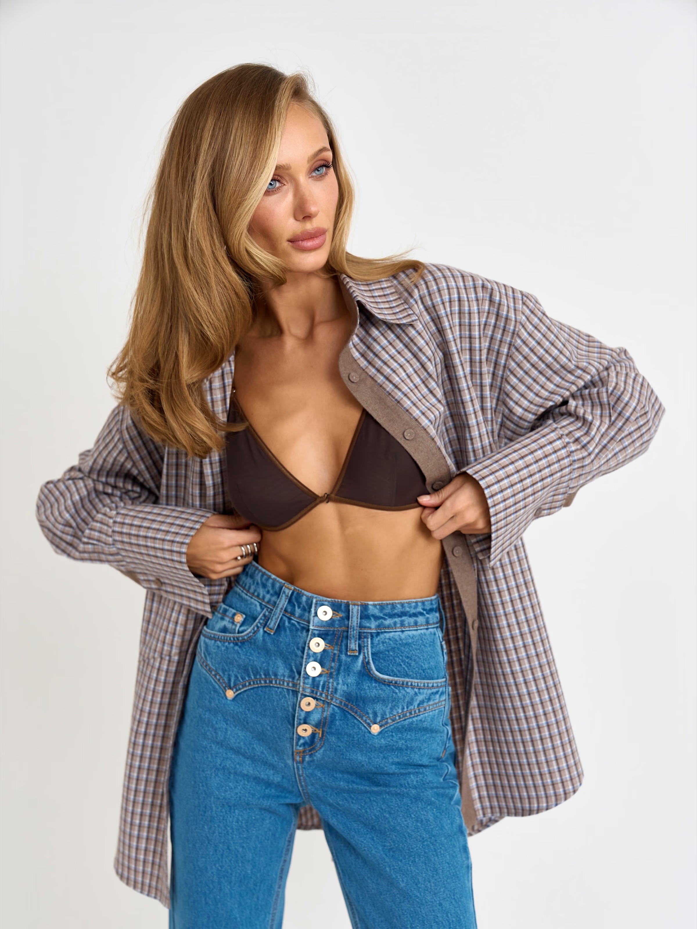 Raw Hem Jeans